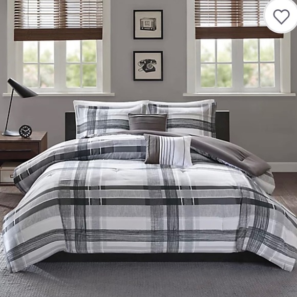 Bed Bath & Beyond Rudy Intelligent Design Plaid Comforter - Picture 2 of 16